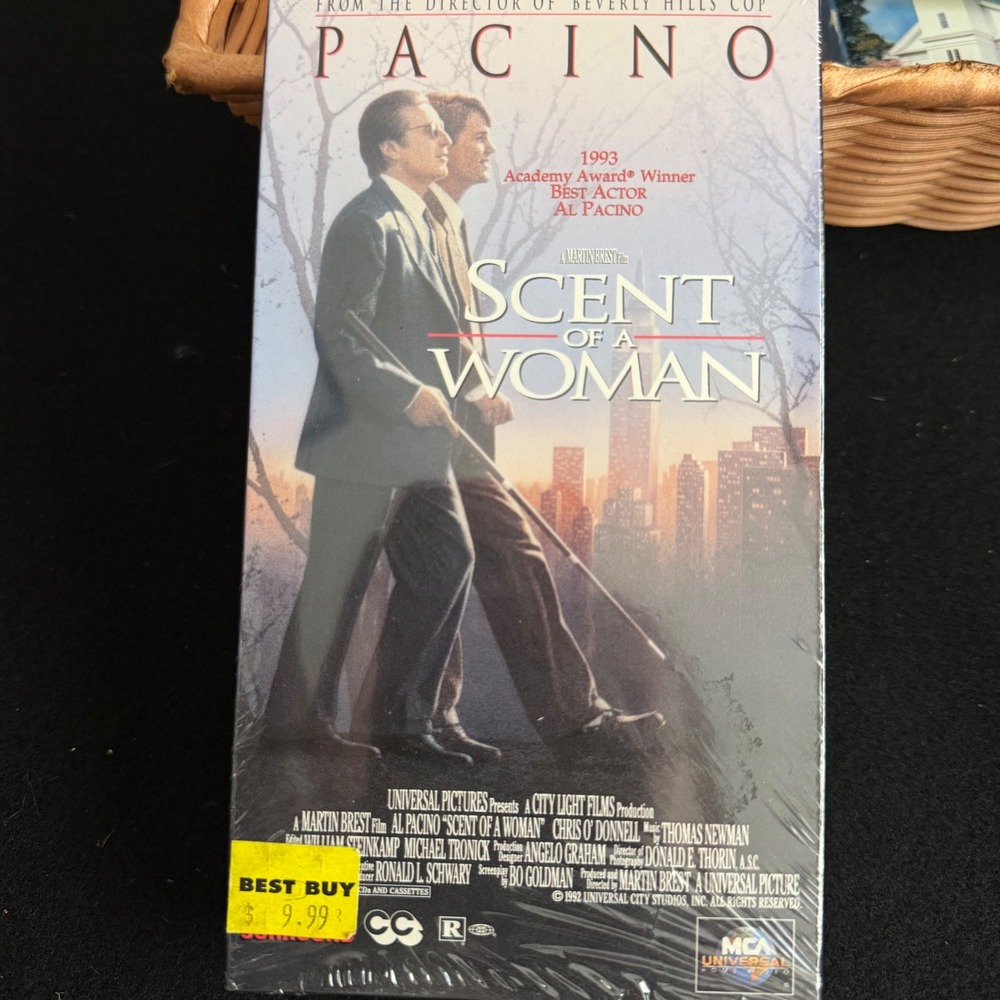 Scent of a Woman VHS 1993 Al Pacino Chris O'Donnell MCA Universal Factory Sealed